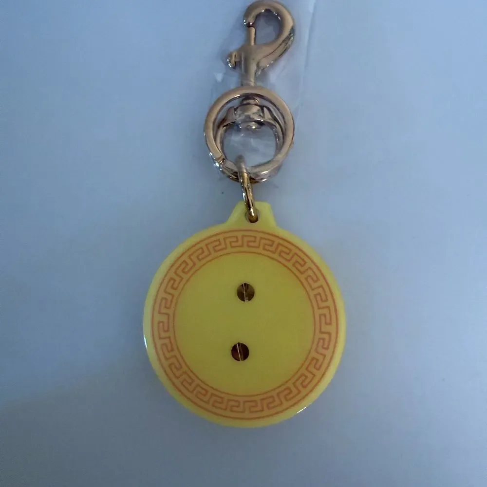 Versace unisex La Medusa 3D logo keychain bag charm NEW